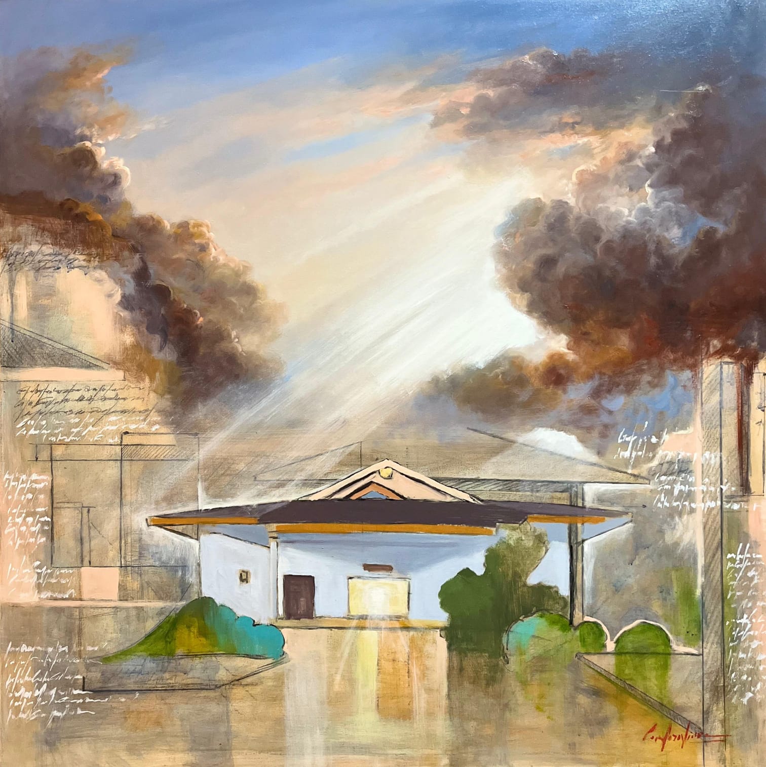 O templo iluminado